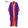 Caftan Royal Violet Éclat Orange