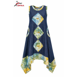 Robe Toile Jeans Artistique...
