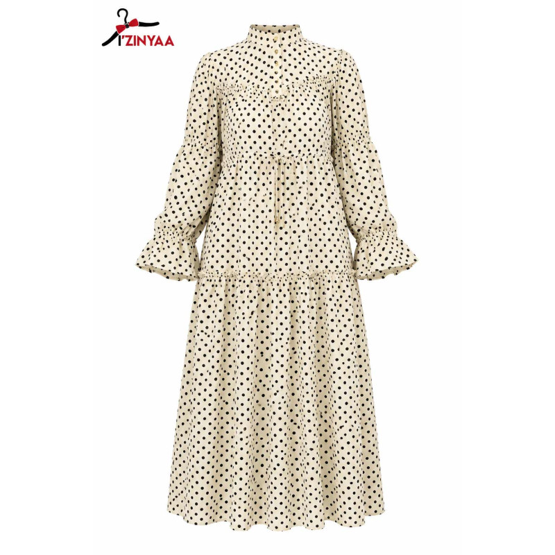 Robe Pois Élégance Vintage Chic