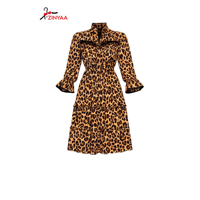 Robe Femme Izinyaa “Savannah Chic” — Élégance Sauvage & Style Tendance