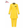 Ensemble Femme Izinyaa “Golden Aura” — Élégance Moderne Jaune Soleil