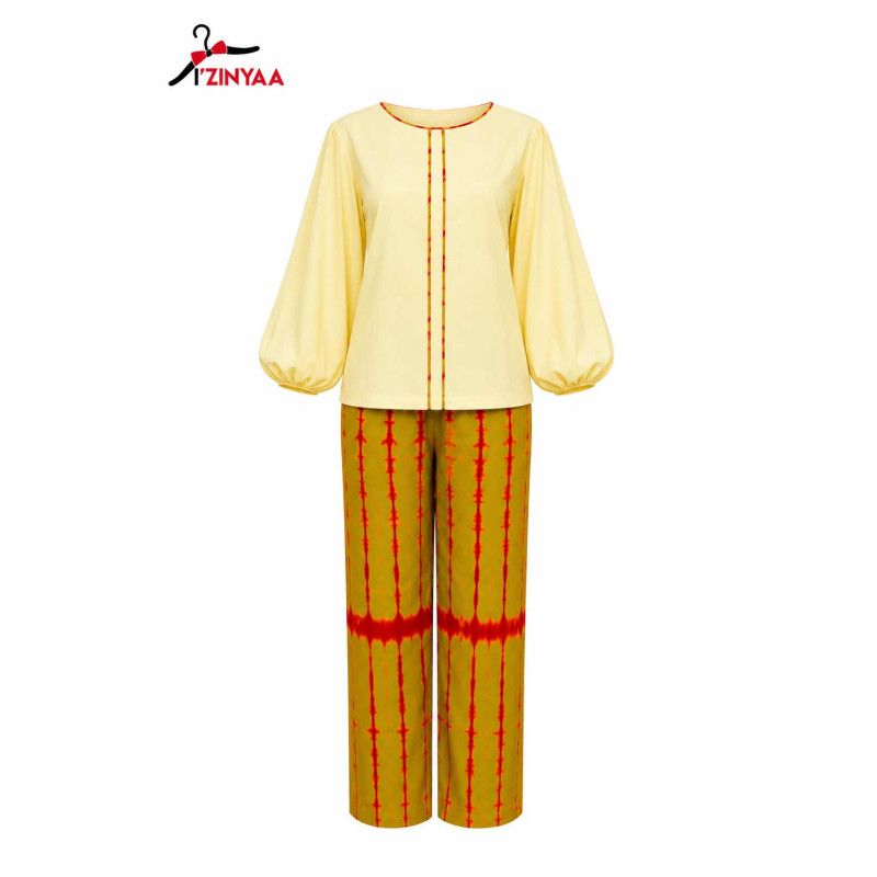 Ensemble Femme Izinyaa “Sunrise Grace” — Élégance Bohème & Style Lumineux