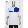 Chemise Premium Izinyaa Azure Contraste Signature – Élégance Graphique