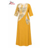 Robe Femme Izinyaa “Golden Leaf” — Élégance Fluide & Style Raffiné