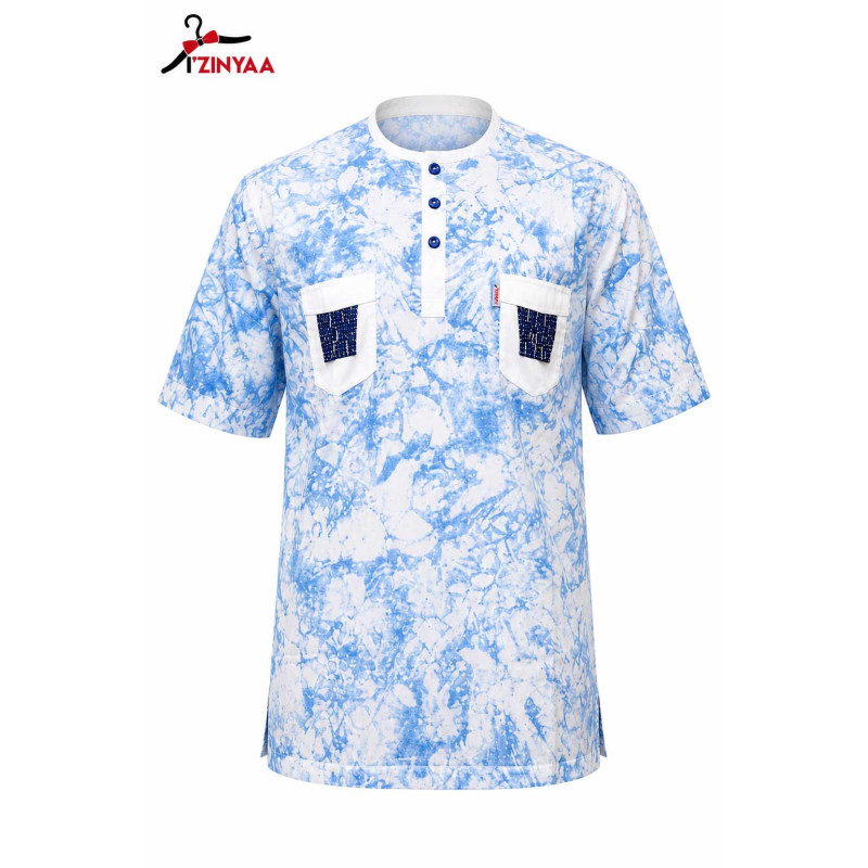 Chemise Artistique Azur Éclat Homme