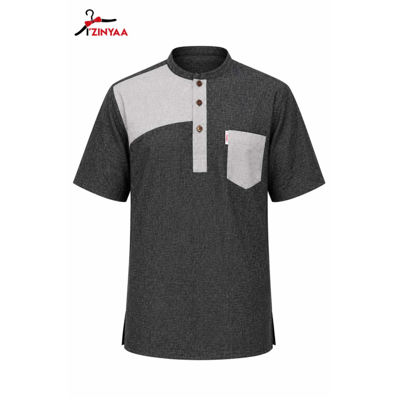Chemise Bicolore Élégance Moderne Homme