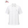 Chemise Blanche Classique Plissée Élégante