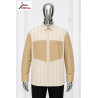Chemise Premium Izinyaa “Sable Prestige” – Élégance Naturelle