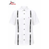 Chemise Blanche Prestige Détails Contrastés
