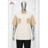 Chemise Signature Harmonie Sable Rayée IZINYAA