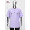 Chemise Premium Izinyaa “Lavender Essence” – Élégance Mauve Contemporaine