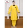 Ensemble Femme Izinyaa “Golden Aura” — Élégance Moderne Jaune Soleil