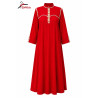 Robe Femme Izinyaa “Ruby Élégance” — Grâce Intemporelle & Charme Raffiné