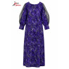 Robe Femme Izinyaa “Violette Impériale” — Élégance Mystérieuse & Charme Audacieux