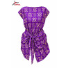 Top Femme Izinyaa “Améthyste Nouée” — Élégance Africaine & Style Contemporain