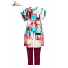 Ensemble Femme Izinyaa Style “Aquarelle Prestige” — Élégance Artistique & Confort Moderne