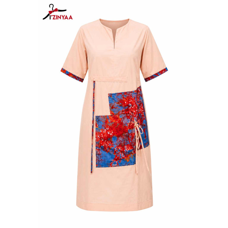Robe Poudrée Contrastes Artistiques