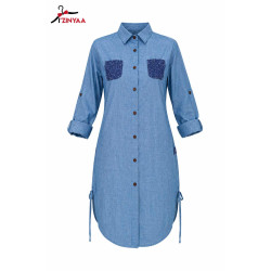 Robe Chemise Denim Chic