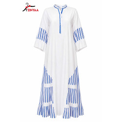 Robe Longue Marine Riviera