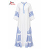 Robe Longue Marine Riviera