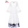 Robe Blanche Dentelle Prestige