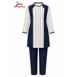 Ensemble Marine Rayures...